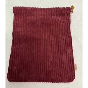 3 for $10 Ipsy September 2020 Glam Bag Plus Drawstring Maroon Ribbed Makeup Cosm